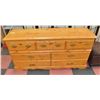 Image 1 : SOLID WOOD 7 DRAWER DRESSER