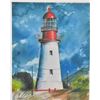 Image 1 : NEW DIY PAINT BY NUMBERS 50CM X 40CM LIGHTHOUSE