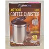 Image 1 : NEW REPACKED AIRTIGHT COFFEE CANISTER BY: BLINKONE
