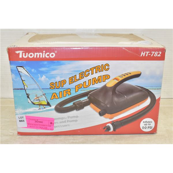 NEW REPACKED TUOMICO AIR PUMP - BUILT IN TWIN AIR