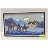 Image 1 : FRAMED WALL HANGING 12.5" X 21.5"