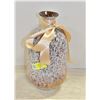 Image 1 : TALL SPECKLE VASE WITH BOW H-14"