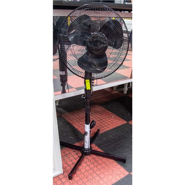 ASSEMBLED MAINSTAYS BLACK,16" STAND-UP FAN