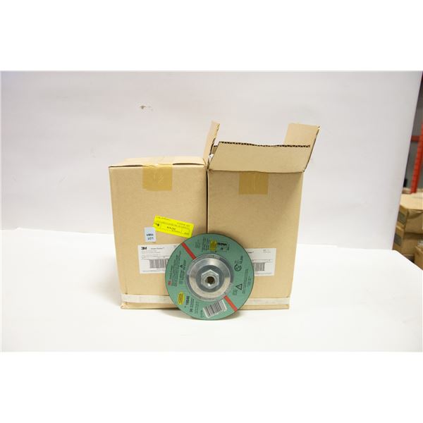 2 CASES OF 3M GREEN CORP CUT OFF WHEELS