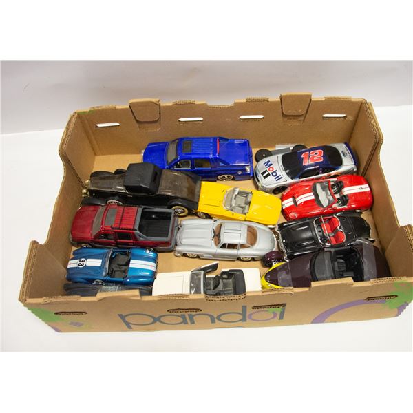 FLAT OF VARIOUS DIECAST CARS