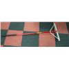 Image 1 : RED HANDLED METAL RAKE