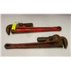 Image 1 : 2 X PIPE WRENCHES