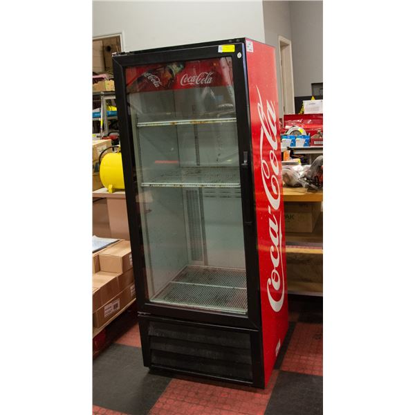 COCA COLA COOLER 24  X 24  X 62 