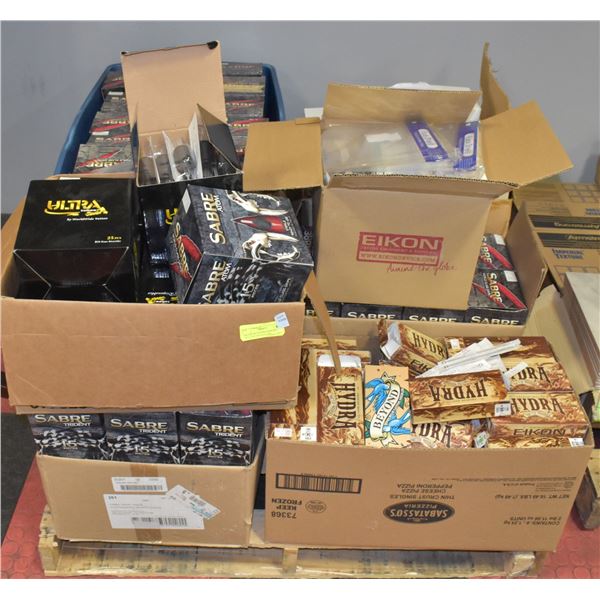PALLET OF TATTOO SUPPLIES INCLUDES NEEDLES, PPE