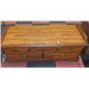 Image 1 : VINTAGE CEDAR LINED CHEST - NEEDS REFINISHING