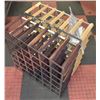 Image 1 : 2 STACKABLE WINE RACK 42 BOTTLES H-24" W-9" L-24"