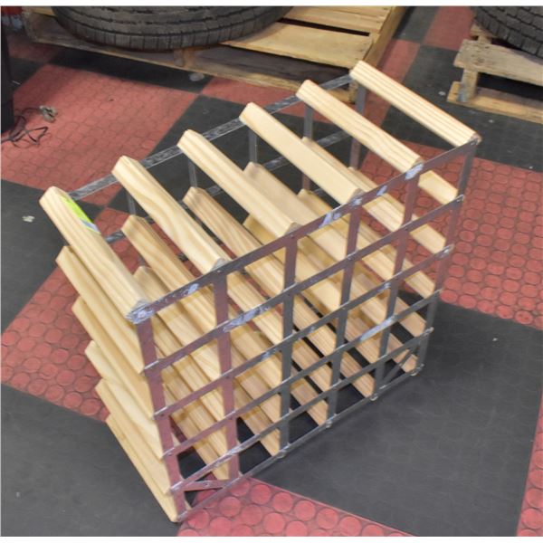 STACKABLE WINE RACK FOR 32 BOTTLES H-21" W-9"