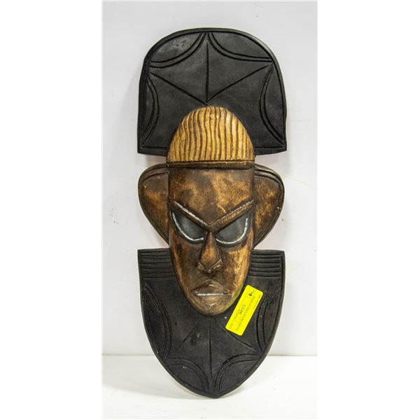 HAND CARVED AFRICAN MASK