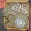 Image 1 : VINTAGE CLEAR GLASS CRYSTAL BOWLS,