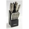 Image 1 : FABERWARE STAMPED 15 PIECE STAINLESS STEEL KNIFE