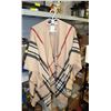 Image 1 : V FRASS PONCHO NEW WITH TAG BURBERRY STYLE