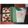 Image 1 : 2 VINTAGE DOUBLE PATCHWORK QUILTS TOGETHER