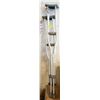 Image 1 : 2 PAIRS OF CRUTCHES - 2 SIZES