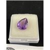 Image 2 : Amethyst 5.055 ct. 13.64 x 10.08 x 7.04 mm. Pear Cut- Loupe Clean- Brazil- Untreated