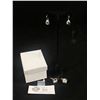 Image 1 : Nice Pair of silver Earrings with red pouch