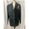 Image 2 : 1969 RCAF Tunic Size 7 Canadian Military Cadet Hat with Badge