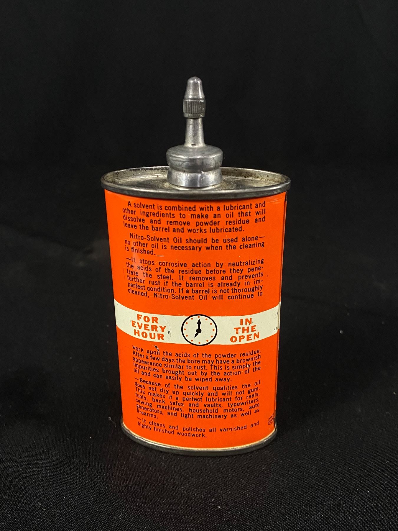 1950's Lead Top Oil Can Marbles Gun Oil, 3 oz
