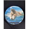 Image 2 : Polar Bear Collectible Lot Plate and 11" Ceramic Figurine