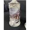 Image 2 : 2 Wolf Beer Steins, Very Decorative