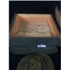 Image 2 : 2 Wooden Ammo Boxes and Hat