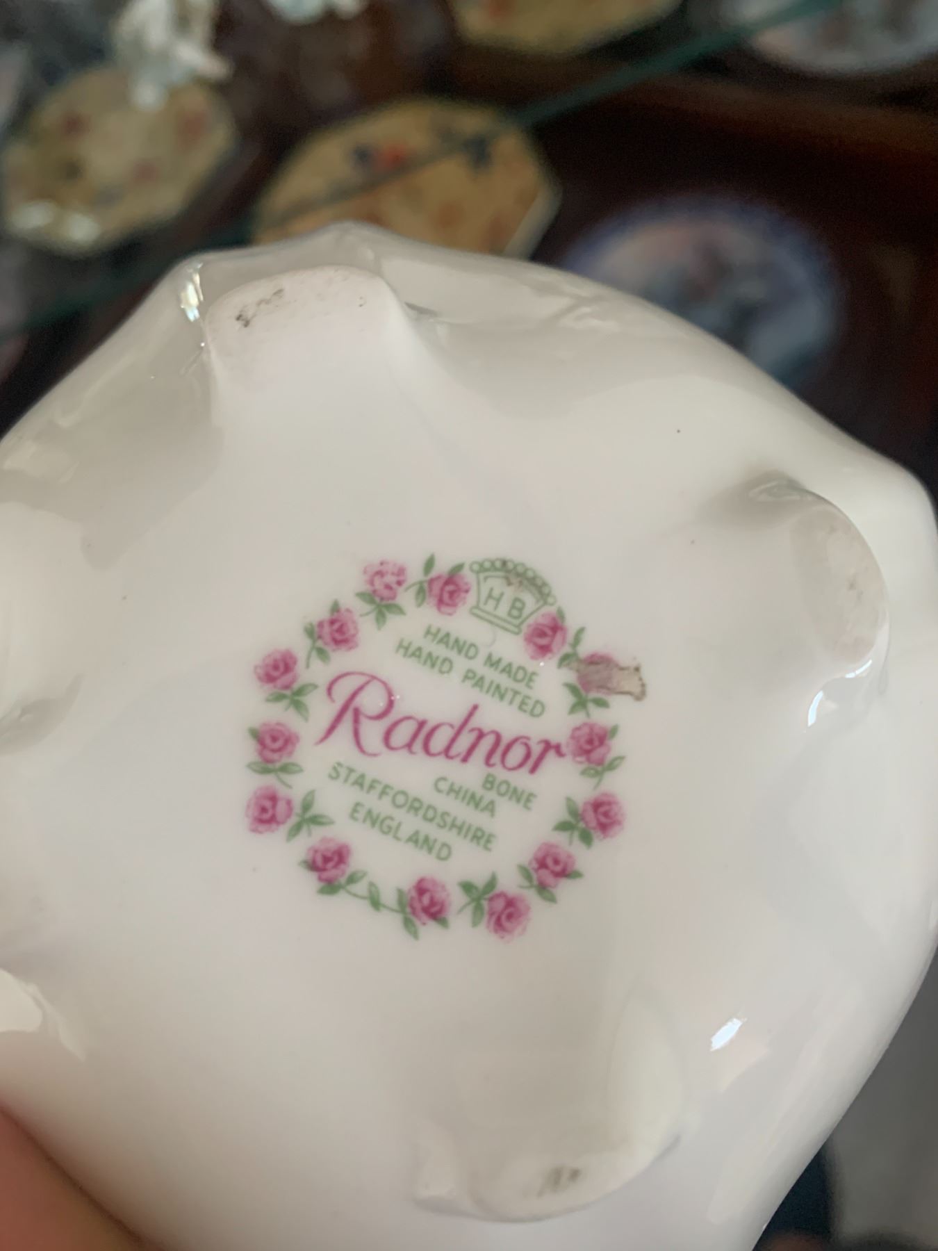 Porcelain Figurines Baroque Ballroom Scene and Radnor Bone China