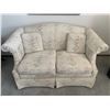 Image 1 : Upholstered Loveseat w/ Floral Design