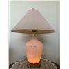 Image 3 : Pink Lamp - Painted Glass Base