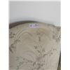 Image 3 : Upholstered Chair w/ Floral Pattern with Round Wooden Side Table