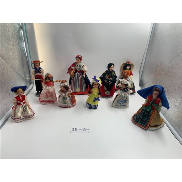 Assorted Italian Souvenir Dolls
