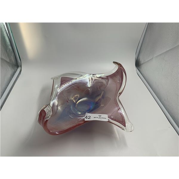 2 x Pink Floral-Style Decorative Bowls