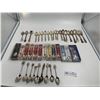 Image 1 : Assorted Silverplate Cutlery and Souvenir Spoons