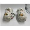 Image 3 : Vintage Garden Floral Porcelain Teapot w/ 2 x Matching Mugs and 3 x Royal Winton Mugs
