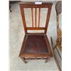 Image 3 : Antique Wooden Rocking Chair,  Accent Chair, and Vintage Mantle Clock