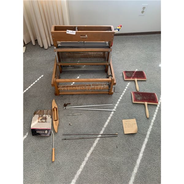 Nilus Leclerc Vintage Weaving Machine w/ Related Parts