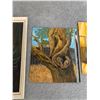 Image 3 : 6 x Assorted Paintings - Includes 1 x Framed Painting  and 1 x Framed Print by E.D.W Peterson