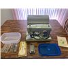 Image 1 : Vintage Sears Kenmore Electric Sewing Machine Model 1755 w/ Bobbins and Buttonhole Attachment