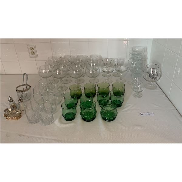Assorted Glassware