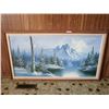 Image 1 : Oil on Canvas Painting of Mountains  - By San Very