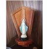 Image 5 : 2 x Virgin Mary Statues and 2 x Glass Religious-Scene Figurines