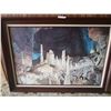 Image 2 : Framed Print of Stalagmites - Unknown Artist