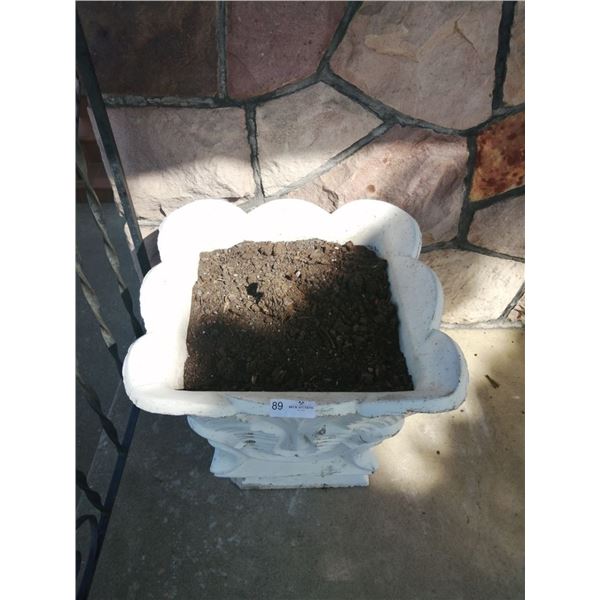 Large Plaster Planter