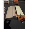 Image 1 : 2 DOUBLE DOORS WITH EXTRA LEFT DOOR - LEFT DOORS 24 1/2 INCH X 80 INCH TALL, RIGHT 2 FOOT WIDE X 80 
