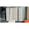 Image 2 : 10 BIFOLD DOORS - 4 PCS 23 WIDE X 78 INCHES TALL, 6 PCS 29 WIDE X 78 INCHES TALL