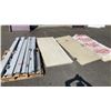 Image 1 : EXTERIOR DOUBLE DOOR - EACH PANEL 31/5 INCHES WIDE X 79.5 INCHES TALL AND INTERIOR DOOR 3 FOOT WIDE 