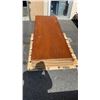 Image 1 : 5 SOLID CORE WALNUT DOORS 80 INCHES TALL - THREE 32 INCHES WIDE, TWO 30 INCHES WIDE